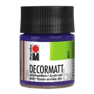 Decormatt Acryl, Violett dunkel 051, 50 ml