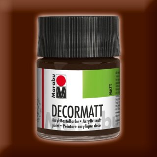 Decormatt Acryl, Dunkelbraun 045, 15 ml