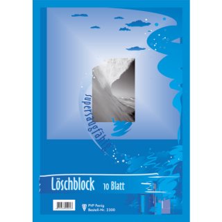 Löschblattblock A4 farbig