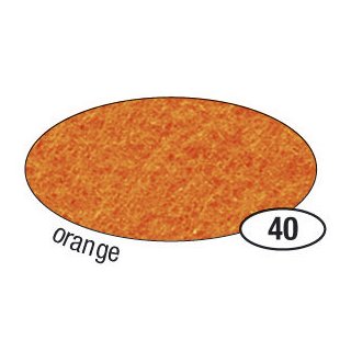 Bastelfilz - 20 x 30 cm, orange