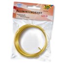 Basteldraht Alu - gold, 2 mm x 5 m