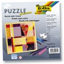 Puzzle - 25tlg., 21 x 21 cm, blanko, wei&szlig;