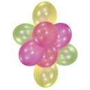 Luftballon Neon - 10 Stück, sortiert