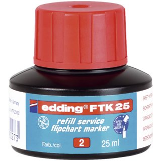 FTK 25 - Nachfülltusche, 25 ml, rot