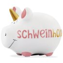 Spardose Schwein "Schweinhorn" - klein
