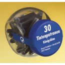 Tintenpatrone 4001® - königsblau, Glas mit 30 Patronen