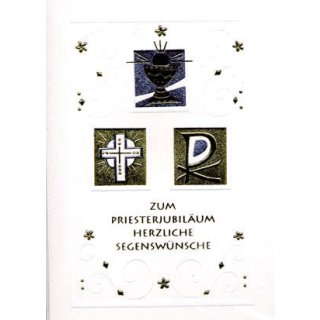 Glückwunschkarte zur Priesterjubiläum - inkl. Umschlag