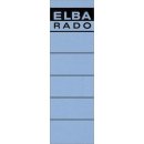 Elba Ordnerrückenschilder - kurz/breit, blau, 10...