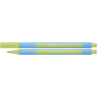 Kugelschreiber Slider Edge - Kappenmodell, XB, hellgrün