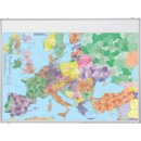 Kartentafel Europa - 138 x 98 cm, magnethaftend