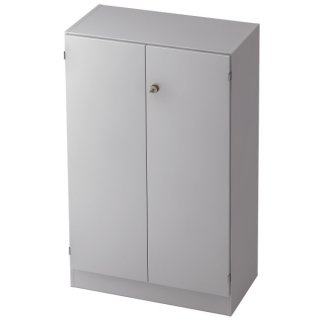 Schrank - 3OH, Sockelblende SG, Grau/Grau, mit Montageservice