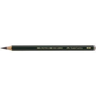Bleistift Castell® 9000 Jumbo - 4B, dunkelgrün