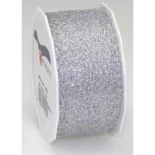 Zierband  - 72 mm x 20 m, silber