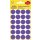 3118 Markierungspunkte - &Oslash; 18 mm, 4 Blatt/96 Etiketten, violett