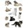 3433 Sticker DECOR Katzenfotos