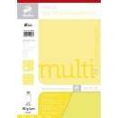 Multifunktionspapier 7X PLUS - A4, 80 g/qm, gelb, 50 Blatt