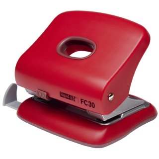 Rapid Starker Bürolocher FC30, Kunststoff/Metall, 30 Blatt, rot