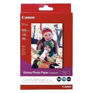 CANON GP-501 PHOTOPAPIER (100) GLÄNZEND 10x15CM 210GR. (0775B003), Kapazität: 10