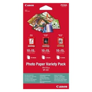 CANON PHOTO PAPER VARIETY PACK VP-101 10x15CM (20BL.) #0775B078, Kapazität: 20 B