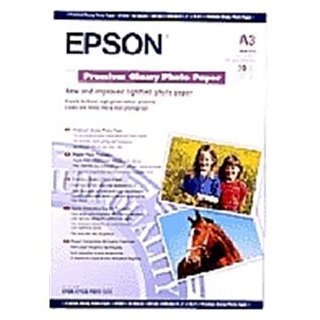 EPSON PREMIUM GLOSSY PHOTO PAPIER (20 BLATT) A3, Kapazität: 20 Bl.