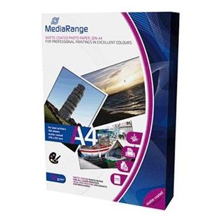 Laser 120g matt(100) MediaRange Fotopapier DIN A4