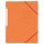 Eckspannermappe TOPFILE+ - A4, R&uuml;ckenschild, Karton, orange