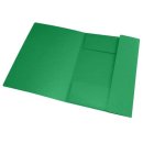 Eckspannermappe TOPFILE+ - A4, Rückenschild, Karton, grün