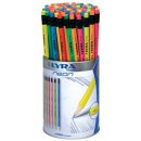 Bleistift HB Neon sort. LYRA 1293960 m.Radierer
