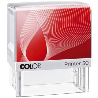 Printer 30 mit Logo - für max. 5 Zeilen, 18 x 47 mm