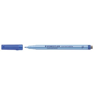 Folienstift Lumocolor® correctable, blau, 0,6 mm