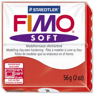 Modelliermasse FIMO® soft - 56 g, indischrot