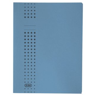 Sammelmappe chic, Karton (RC), 320 g/qm, A4, 10 mm, blau