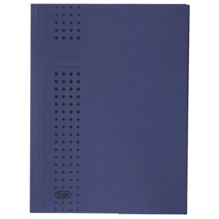 Sammelmappe chic, Karton (RC), 320 g/qm, A4, 10 mm, dunkelblau