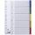ELBA Zahlenregister, PP-Folie, 0,12 mm, 1 - 5, A4, 230 x 297 mm, 5 Blatt