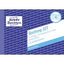 321 Quittung inkl. MwSt. - A6 quer, MP, BL,...