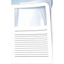 Sichtmappen Ordo classico - weiß, 120g, 10 Stück, Sichtfenster und Linien