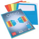 Sichtmappen Ordo classico - sortiert, 120g, 10 Stück, Sichtfenster und Linien