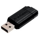 USB Stick 2.0 PinStripe - 128 GB, schwarz