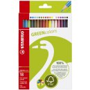 Buntstift GREENcolors, Kartonetui mit 18 Stiften