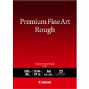 Canon FA-SM1 Premium Fine Art Rough Fotopapier - DIN A3, 25 Blatt (320 g/qm) für Tintenstrahldrucker