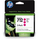 HP 712 Tinte magenta 3-Pack à 29ml Designjet T200/600 Series, Kapazität: 3X29ML