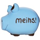 Spardose Schwein "Meins !" - Keramik, klein
