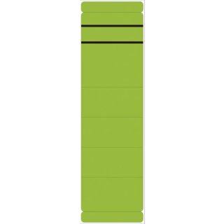Ordner Rückenschilder - breit/lang, 10 Stück, grün
