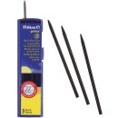 griffix® Minen für Bleistift - 2 mm, HB, schwarz, Pack mit 3 Stück