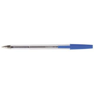 Einwegkugelschreiber, ca. 1mm, blau