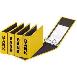 Bankordner Color-Einband - A5 , 50 mm, Color Einband, gelb