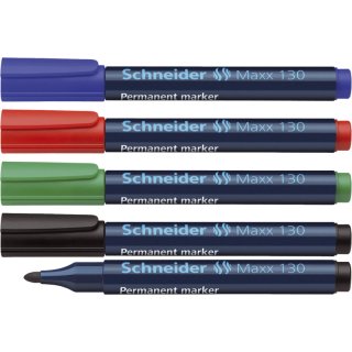 Schneider Permanentmarker Maxx 130, nachfüllbar, 1-3 mm, blau