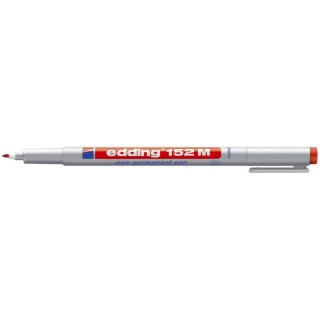 152 M - OHP-Marker, non-permanent, 1,0 mm, rot