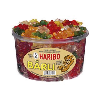 Haribo Fruchtgummi - Bärli, 150 Stück