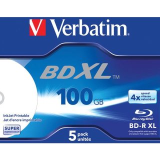 BD-R XL 100GB 2x-4x IW JC(5) Verbatim BluRay